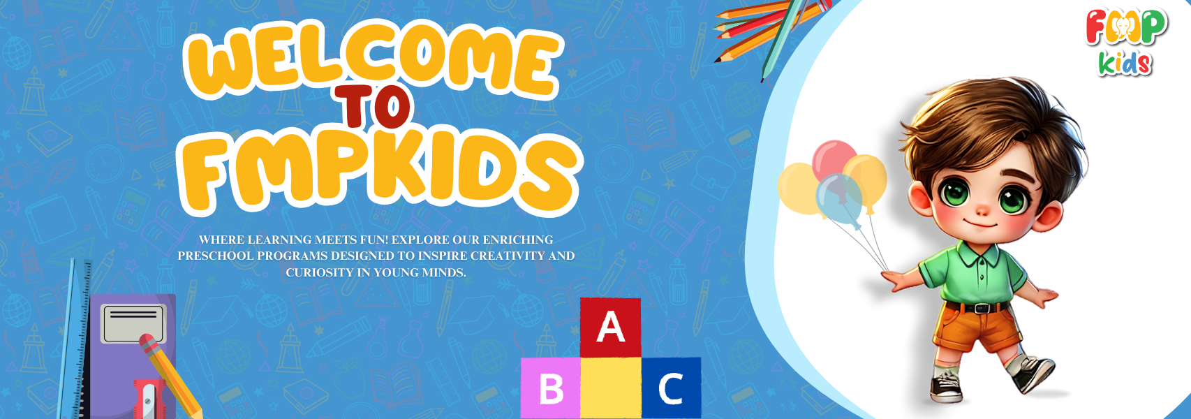 Blue Yellow Illustrative Back To School Banner (1920 x 600 px) (1)